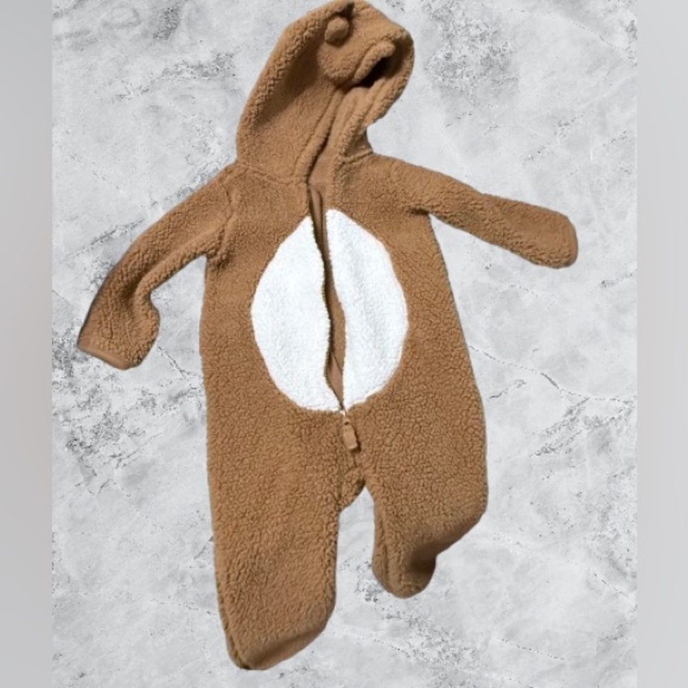 Cozy Brown Bear Kids One Piece